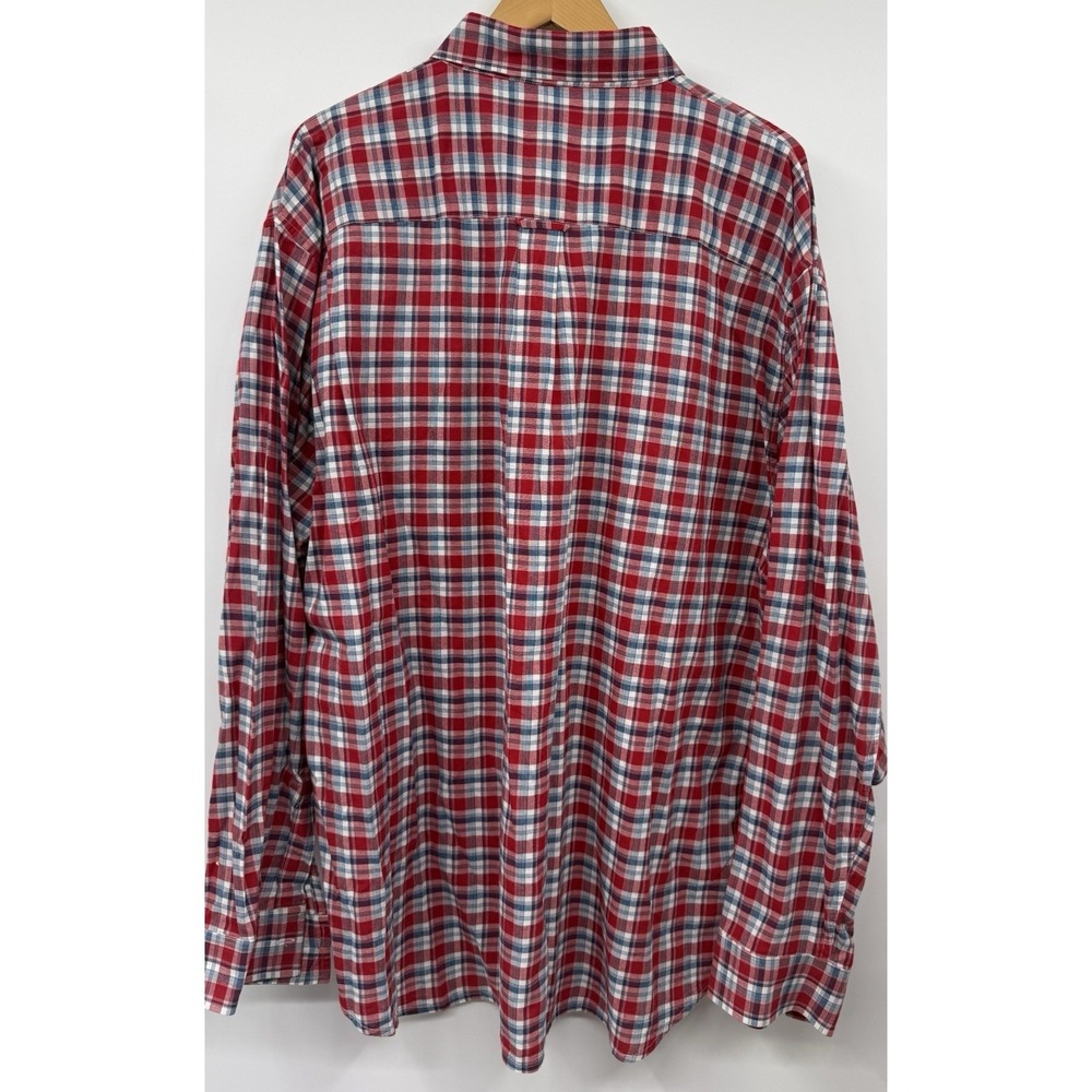 CC FILSON Plaid Long Sleeve Button Up Shirt 3XL Cotton Coastal Nautical Preppy - Picture 5 of 8